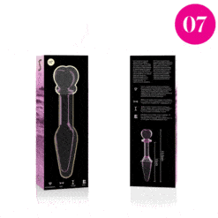 NEBULA SERIES BY IBIZA - MODELO 7 PLUG CRISTAL ROSA 13.5 CM -O- 3 CM - piKanteo | Despierta tu lado más piKante