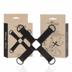 INTENSE - FETISH ENGANCHE MÚLTIPLE PARA MANOS Y PIES DE CUERO VEGANO