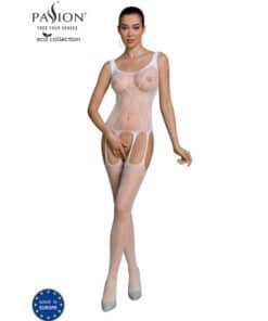 PASSION - ECO COLLECTION BODYSTOCKING ECO BS007 BLANCO