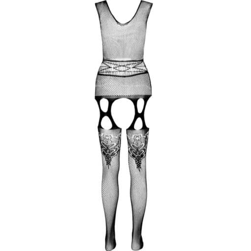 PASSION - ECO COLLECTION BODYSTOCKING ECO BS014 BLANCO - Imagen 4