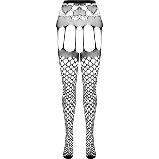 PASSION - ECO COLLECTION BODYSTOCKING ECO S009 NEGRO - Imagen 3