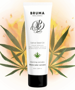BRUMA - GEL DESLIZANTE CON ACEITE DE SEMILLA EFECTO CALOR SABOR CANNABIS 100 ML