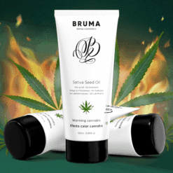 BRUMA - GEL DESLIZANTE CON ACEITE DE SEMILLA EFECTO CALOR SABOR CANNABIS 100 ML - piKanteo | Despierta tu lado más piKante
