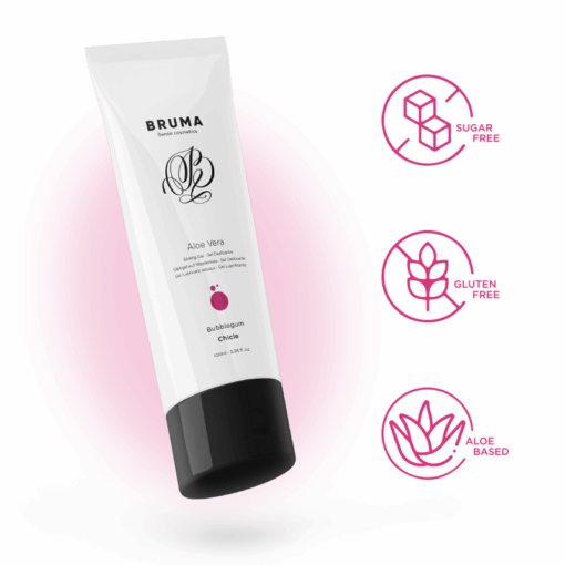 BRUMA - GEL DESLIZANTE CON ALOE VERA SABOR A CHICLE 100 ML - Imagen 2