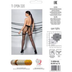 PASSION - TIOPEN 020 MEDIAS NEGRO 3/4 20 DEN - piKanteo | Despierta tu lado más piKante