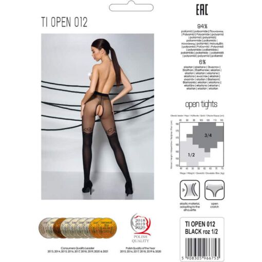 PASSION - TIOPEN 012 MEDIAS NEGRO 3/4 20/40 DEN - Imagen 5