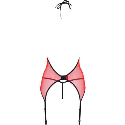 PASSION - PEONIA CORSET EROTIC LINE ROJO L/XL - Imagen 5