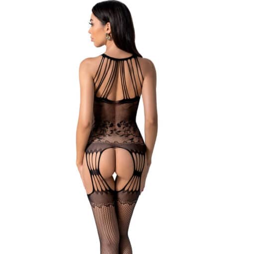 PASSION - BS095 BODYSTOCKING NEGRO TALLA ÚNICA - Imagen 2