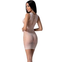 Alternative view of PASSION - BS097 BODYSTOCKING BLANCO TALLA ÚNICA
