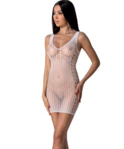 PASSION - BS097 BODYSTOCKING BLANCO TALLA ÚNICA