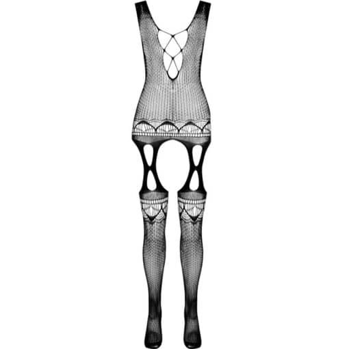 PASSION - BS099 BODYSTOCKING NEGRO TALLA ÚNICA - Imagen 5