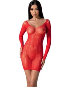 PASSION - BS101 BODYSTOCKING ROJO TALLA ÚNICA