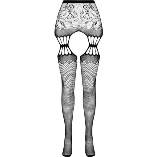 PASSION - S027 MEDIAS CON LIGUERO NEGRO TALLA ÚNICA - Imagen 5