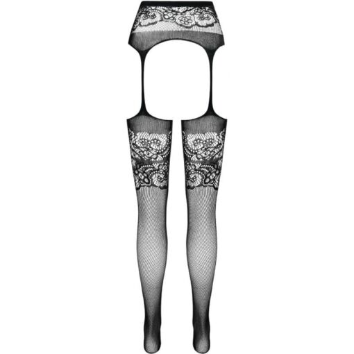 PASSION - S029 MEDIAS CON LIGUERO NEGRO TALLA ÚNICA - Imagen 6