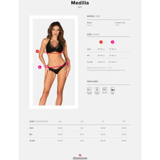 OBSESSIVE - MEDILLA SET DOS PIEZAS XS/S - Imagen 7