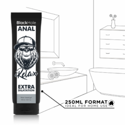BLACK HOLE - GEL BASE AGUA DILATACIÓN ANAL 250 ML - piKanteo | Despierta tu lado más piKante