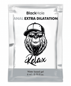 BLACK HOLE - GEL BASE AGUA DILATACIÓN ANAL 6 ML MONODOSIS