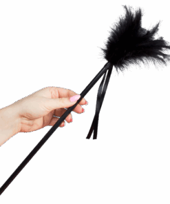 SECRETPLAY - PLUMERO PLUMAS NEGRO 40 CM