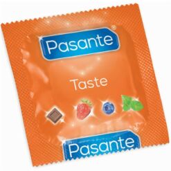 PASANTE - PRESERVATIVO SABOR ARANDANO BOLSA 144 UNIDADES - piKanteo | Despierta tu lado más piKante