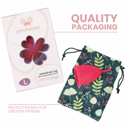 INTIMICHIC - COPA MENSTRUAL SILICONA MEDICA - TALLA L - Imagen 2