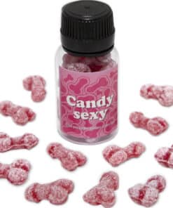 DIABLO PICANTE - CANDY SEXY BOTE 12 GOMINOLAS SABOR FRESA-CEREZA