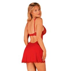 OBSESSIVE - BABYDOLL Y TANGA LUVAE ROJO S/M - piKanteo | Despierta tu lado más piKante