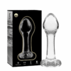 NEBULA SERIES BY IBIZA - MODELO 2 PLUG CRISTAL TRANSPARENTE 11 CM -O- 3.5 CM - piKanteo | Despierta tu lado más piKante