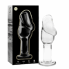 NEBULA SERIES BY IBIZA - MODELO 6 PLUG CRISTAL TRANSPARENTE 12.5 CM -O- 4 CM - piKanteo | Despierta tu lado más piKante