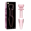 NEBULA SERIES BY IBIZA - MODELO 7 PLUG CRISTAL ROSA 13.5 CM -O- 3 CM - piKanteo | Despierta tu lado más piKante