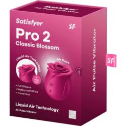 SATISFYER - AIR PULSE PRO 2 CLASSIC BLOSSOM VIBRADOR - piKanteo | Despierta tu lado más piKante