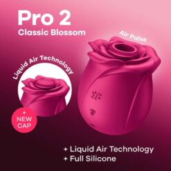SATISFYER - AIR PULSE PRO 2 CLASSIC BLOSSOM VIBRADOR - piKanteo | Despierta tu lado más piKante
