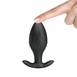 PRETTY LOVE - REGINA PLUG ANAL VIBRADOR RECARGABLE NEGRO - piKanteo | Despierta tu lado más piKante