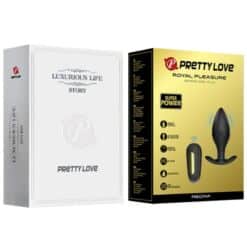PRETTY LOVE - REGINA PLUG ANAL VIBRADOR RECARGABLE NEGRO - piKanteo | Despierta tu lado más piKante
