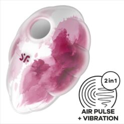 SATISFYER - CLOUD DANCER ROJO VIBRADOR AIR PULSE - piKanteo | Despierta tu lado más piKante
