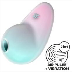SATISFYER - PIXIE DUST AZUL ESTIMULADOR AIR PLUSE - piKanteo | Despierta tu lado más piKante