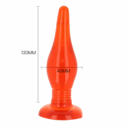 BAILE - PLUG ANAL TACTO SUAVE ROJO 14.2 CM - piKanteo | Despierta tu lado más piKante