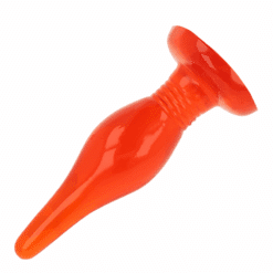 BAILE - PLUG ANAL TACTO SUAVE ROJO 14.2 CM - piKanteo | Despierta tu lado más piKante