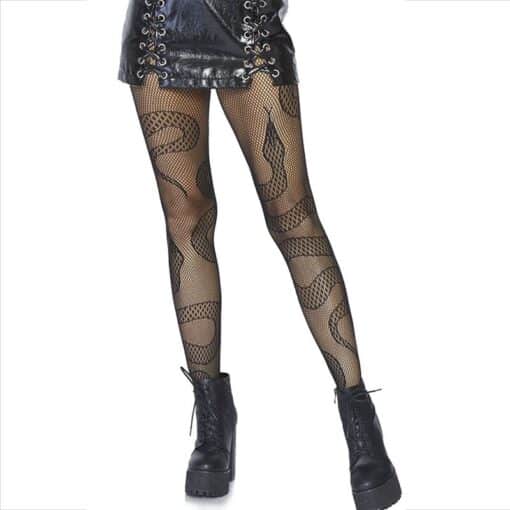 LEG AVENUE - MEDIAS DE RED SERPIENTES NEGRO - Imagen 3