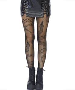 LEG AVENUE - MEDIAS DE RED SERPIENTES NEGRO