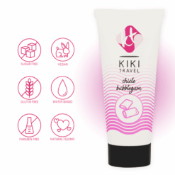 KIKÍ TRAVEL - LUBRICANTE SABOR A CHICLE 50 ML - piKanteo | Despierta tu lado más piKante