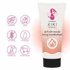 KIKÍ TRAVEL - GEL DESLIZANTE SABOR A CANNABIS EFECTO CALOR INTENSO 50 ML - piKanteo | Despierta tu lado más piKante