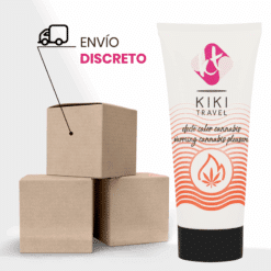KIKÍ TRAVEL - GEL DESLIZANTE SABOR A CANNABIS EFECTO CALOR INTENSO 50 ML - piKanteo | Despierta tu lado más piKante