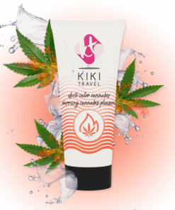 KIKÍ TRAVEL - GEL DESLIZANTE SABOR A CANNABIS EFECTO CALOR INTENSO 50 ML