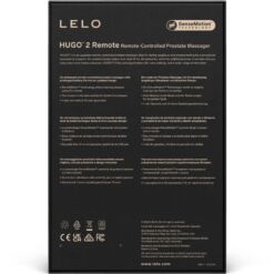 LELO - HUGO 2 MASAJEADOR DE PROSTATA CONTROL REMOTO NEGRO - piKanteo | Despierta tu lado más piKante