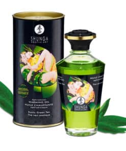 SHUNGA - ACEITE MASAJE EFECTO CALOR TE VERDE ORGÁNICO 100 ML