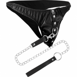 DARKNESS - TANGA DE SUMISIÓN CON CADENA METAL - piKanteo | Despierta tu lado más piKante