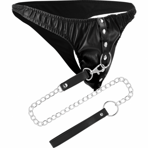 DARKNESS - TANGA DE SUMISIÓN CON CADENA METAL - Imagen 3