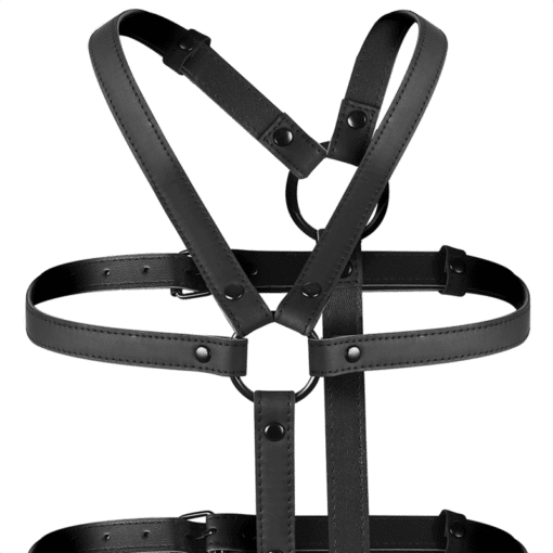 FETISH SUBMISSIVE BONDAGE - ARNÉS AJUSTABLE TORSO Y BRAZOS - Imagen 4