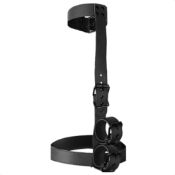 FETISH SUBMISSIVE BONDAGE - CONJUNTO DE SUJECIÓN PARA EL CUERPO DE CUELLO Y MUÑEQUERAS - piKanteo | Despierta tu lado más piKante