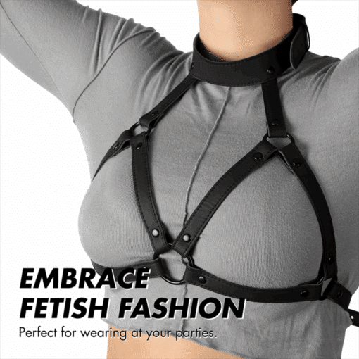 FETISH SUBMISSIVE BONDAGE - ARNÉS AJUSTABLE PECHO - Imagen 6